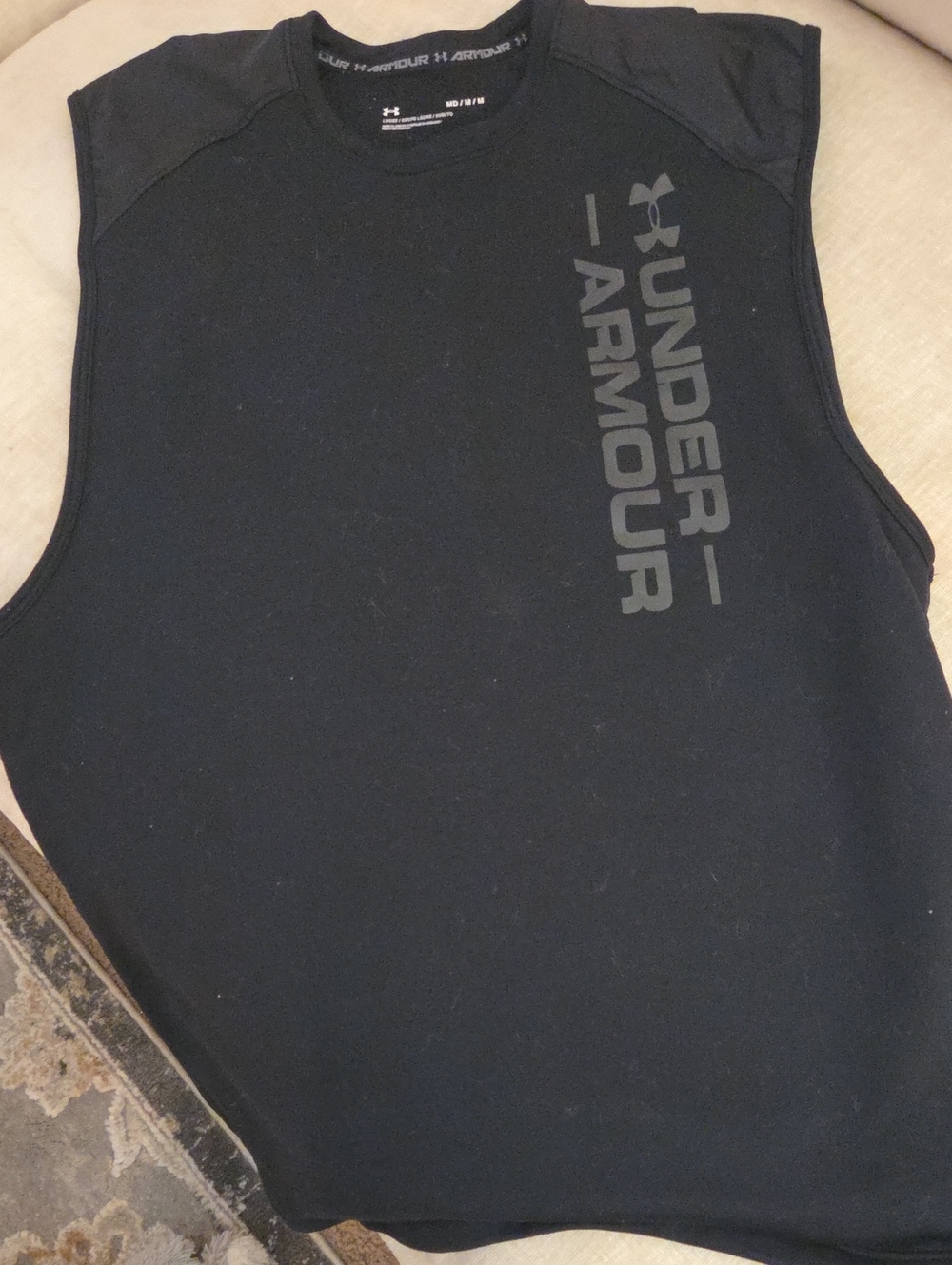 Under Armour Black Crewneck Training Tee